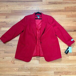 Sag Harbour 100% Wool Red Jacket Blazer
